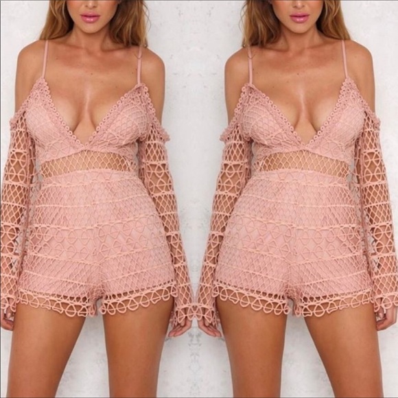 Blush crochet romper - Picture 4 of 4